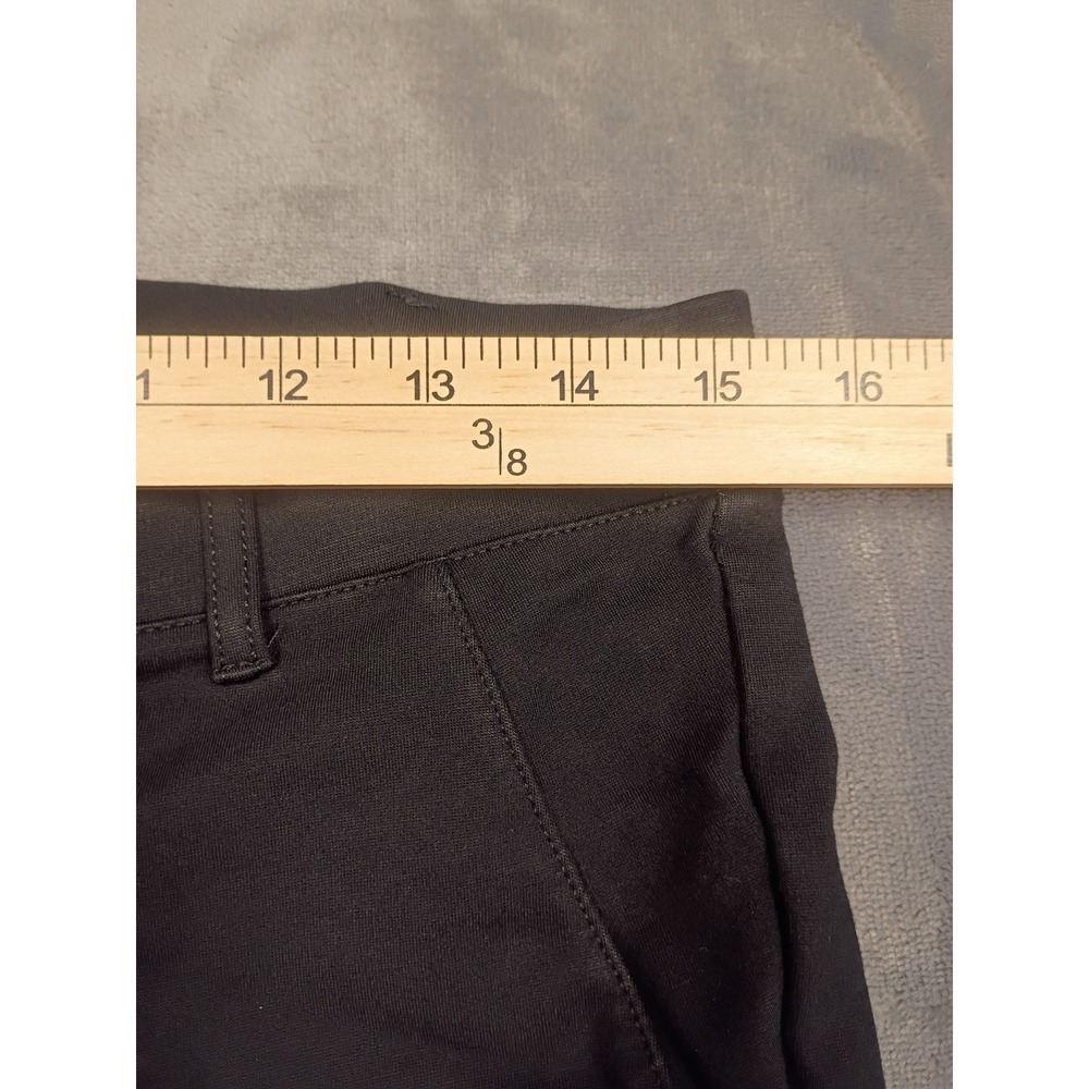 Betabrand Dress Pant Yoga Pants Womens Medium Black Straight Leg Cropped Work - Picture 2 of 8